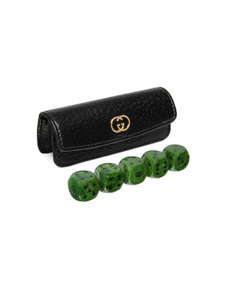 gucci dnd dice|Gucci 5 piece dice set.